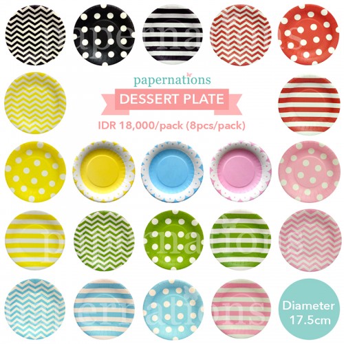 Dessert Paper Plates 7"